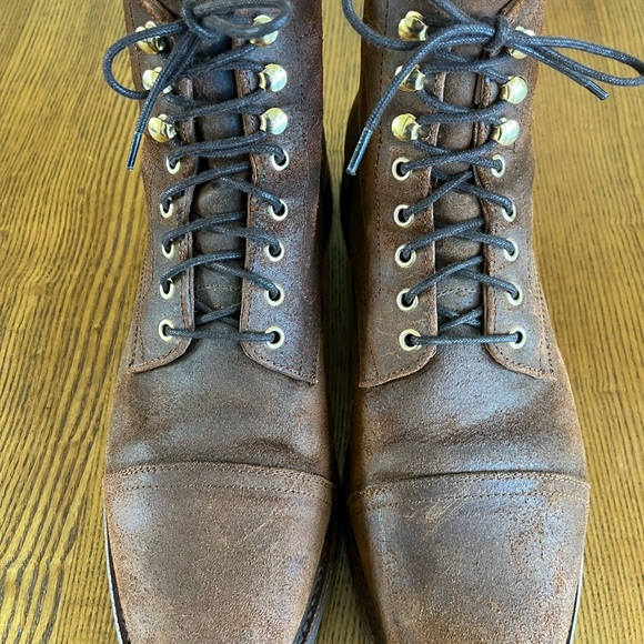 Parkhurst Footwear - The Richmond, rust waxy - men’s boot size 13 - Picture 5 of 8